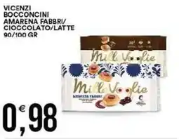 Vantaggio Cash&Carry Vicenzi bocconcini amarena fabbri/ cioccolato/latte offerta