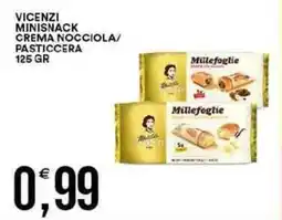 Vantaggio Cash&Carry Vicenzi minisnack crema nocciola/ pasticcera offerta