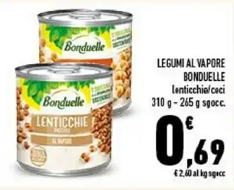 Conad City Bonduelle - lenticchie piccole cuore di raccolto cotte al vapore 310 g(ml) offerta