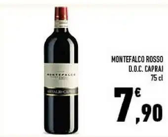 Conad City Arnaldo caprai montefalco rosso doc 2018 vino 0,75 l miscelato secco offerta
