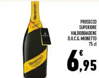 Conad City Valdobbiadene prosecco superiore extra dry 750 g(ml) offerta