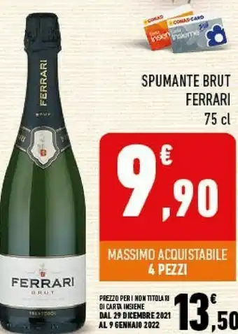 Conad City Spumante brut offerta