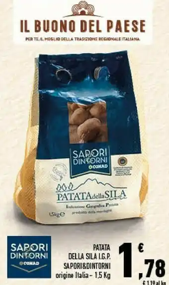 Conad Conad patata della sila igp offerta