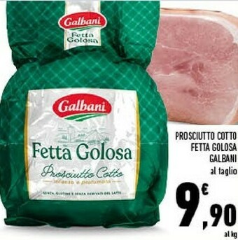 Conad Prosciutto cotto fetta golosa offerta