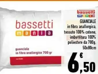 Set 2 guanciali in fibra anallergica da 700gr
