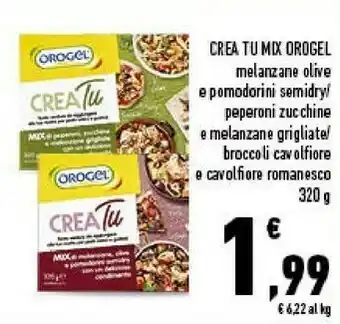 Conad Crea tu mix melanzane olive e pomodorini semidry offerta