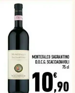 Conad Scacciadiavoli montefalco sagrantino 750 ml offerta