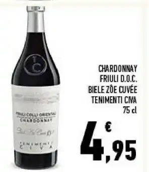 Conad Chardonnay friuli doc offerta