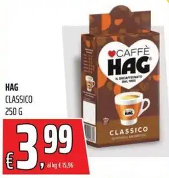 Coop Hag classico offerta