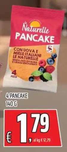 Coop Le naturelle 4 pancake offerta