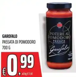 Coop Garofalo passata di pomodoro offerta