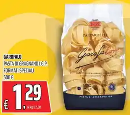 Coop Garofalo pasta di gragnano i.g.p. formati speciali offerta