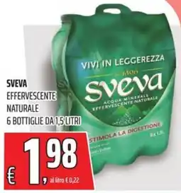 Coop Sveva effervescente naturale offerta