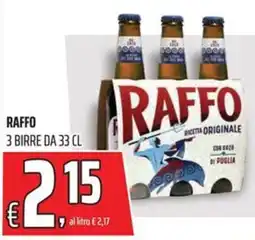 Coop Raffo 3 birre offerta