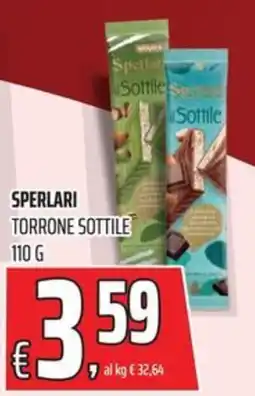 Coop Sperlari torrone sottile offerta