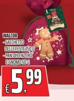 Coop Walcor sacchetto delle feste e pan dizenzero egnomo offerta