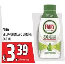 Coop Fairy gel profonda o limone offerta