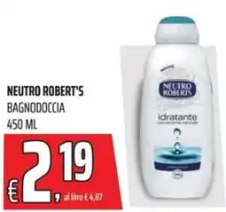 Coop Neutro robert's bagnodoccia offerta