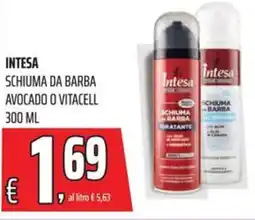 Coop Intesa schiuma da barba avocado o vitacell offerta