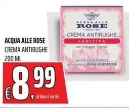 Coop Acqua alle rose crema antirughe offerta