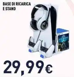 Unieuro Base di ricarica e stand offerta