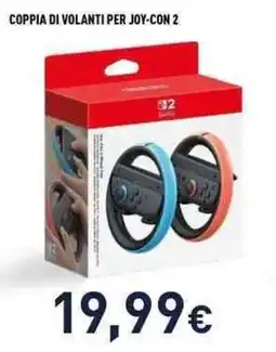 Unieuro Coppia di volanti per joy-con 2 offerta