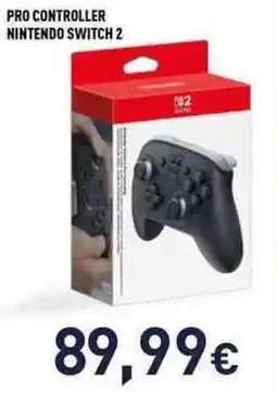 Unieuro Pro controller nintendo switch 2 offerta