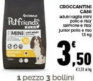 Conad Conad croccantini cani offerta