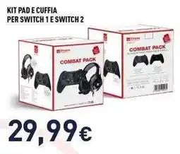 Unieuro Kit pade cuffia per switch 1 e switch 2 offerta