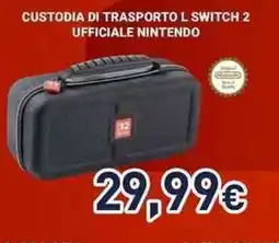 Unieuro Nacon custodia di trasporto L switch 2 ufficiale nintendo offerta