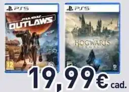 Unieuro PS5 Outlaws e hogwarts offerta