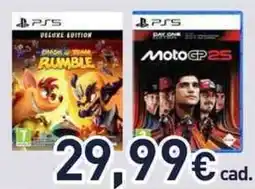Unieuro PS5 rumble e motogp offerta
