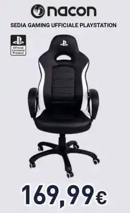 Unieuro Nacon sedia gaming ufficiale playstation offerta