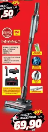 Risparmio Casa Scopa elettrica 2in1 pet 250W cordless offerta