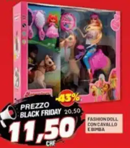 Risparmio Casa Fashion doll concavallo e bimba offerta