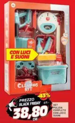 Risparmio Casa Set pulizia completo con lucie suoni offerta
