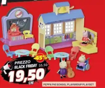 Risparmio Casa Peppa pig school playgroup playset offerta