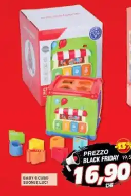 Risparmio Casa Baby b cubo suoni e luci offerta