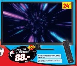 Risparmio Casa TV HD 24 12 S2 CENTRAL BASE TV2423HD offerta