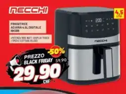 Risparmio Casa Necchi friggitrice adaria 4.5l digitale offerta