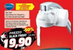 Risparmio Casa On tap sistema filtrante filtro in dotazione offerta