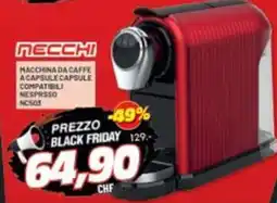 Risparmio Casa Necchi macchina da caffe acapsule capsule compatibili nesprsso nc503 offerta