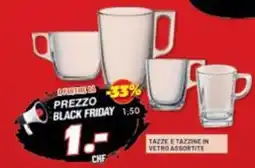 Risparmio Casa Tazze e tazzine in vetro offerta