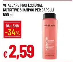 Famila VITALCARE PROFESSIONAL NUTRITIVE SHAMPOO PER CAPELLI 500 ml offerta