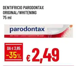 Famila DENTIFRICIO PARODONTAX ORIGINAL/WHITENING offerta