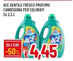 Famila ACE GENTILE FRESCO PROFUMO CANDEGGINA PER COLORATI offerta