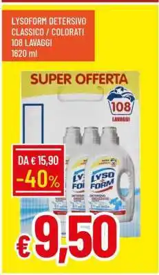 Famila Lysoform Detersivo Classico / Colorati offerta