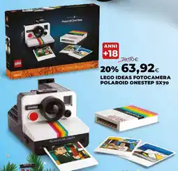 Extracoop LEGO IDEAS FOTOCAMERA POLAROID ONESTEP SX70 offerta