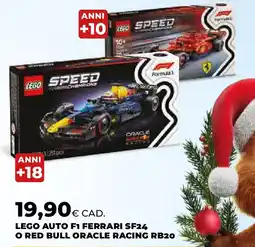 Extracoop LEGO AUTO F1 FERRARI SF24 O RED BULL ORACLE RACING RB20 offerta
