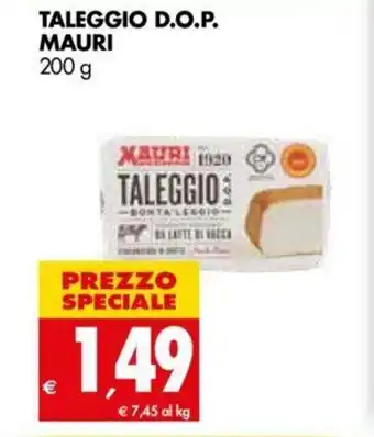 Tigros Taleggio D.O.P Mauri 200g offerta